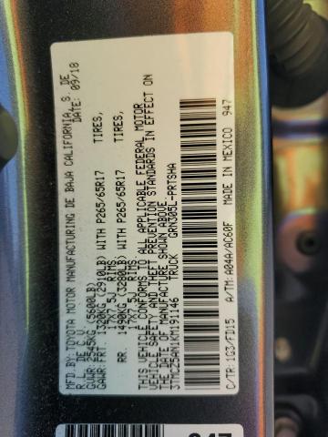 2019 TOYOTA TACOMA DOU - 3TMCZ5AN1KM191146