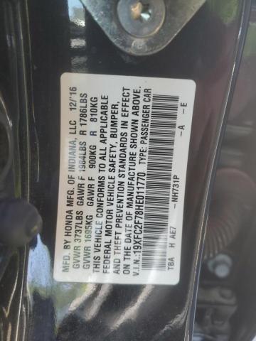 2017 HONDA CIVIC EX - 19XFC2F78HE011770