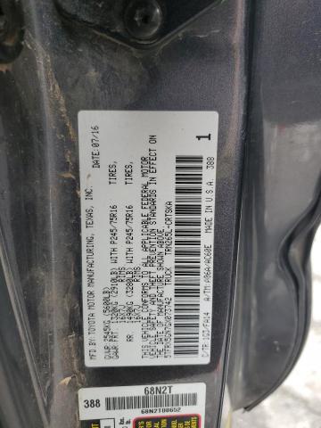 2016 TOYOTA TACOMA ACC - 5TFRX5GN7GX073742