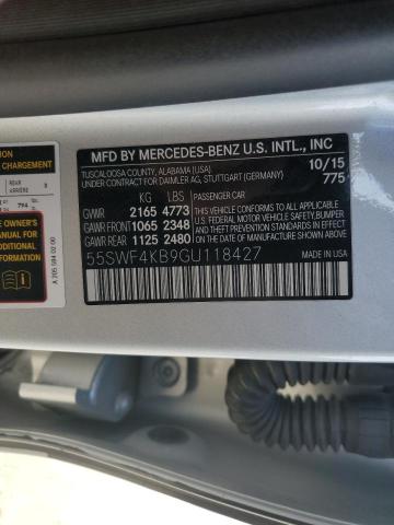 2016 MERCEDES-BENZ C 300 4MAT 55SWF4KB9GU118427