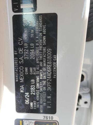 2024 KIA FORTE LX - 3KPF24AD6RE818009