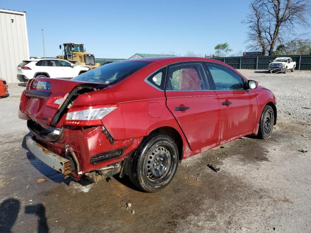 NISSAN SENTRA S 2013 red  gas 3N1AB7AP9DL771667 photo #4