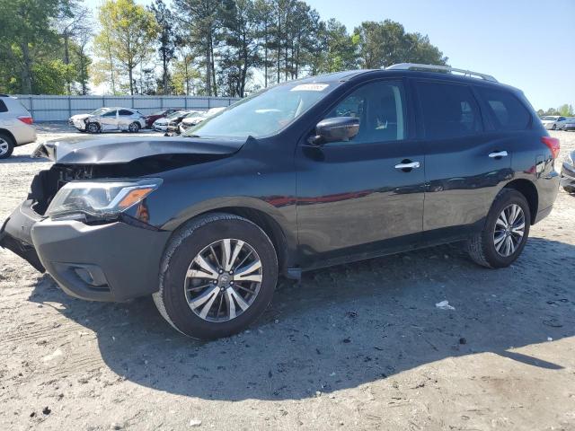 NISSAN PATHFINDER 2018 black  gas 5N1DR2MM3JC617114 photo #1