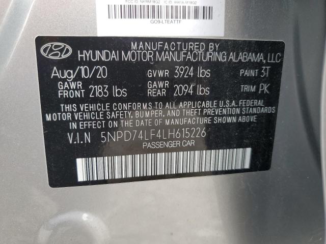 2020 HYUNDAI ELANTRA SE - 5NPD74LF4LH615226