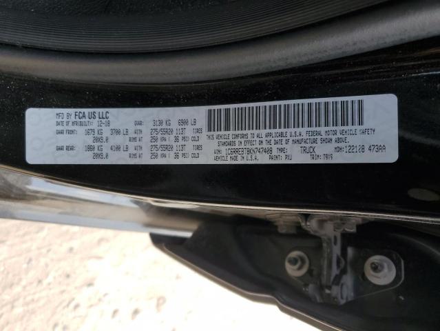 2019 RAM 1500 BIG H - 1C6RREBT8KN747408