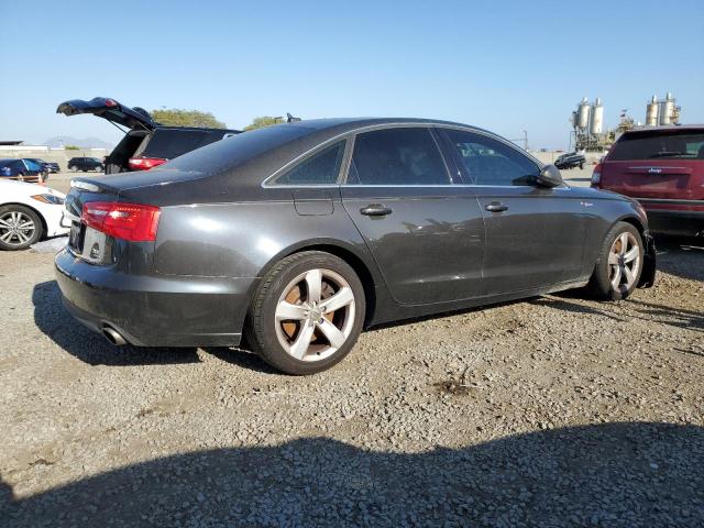 AUDI A6 PREMIUM 2012 black  gas WAUGGAFC9CN056654 photo #4