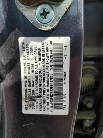 2015 HONDA CIVIC LX - 19XFB2E52FE017810