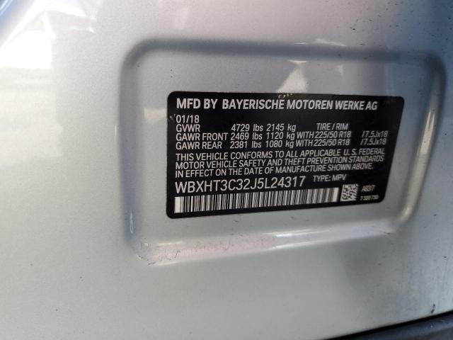 2018 BMW X1 XDRIVE2 - WBXHT3C32J5L24317