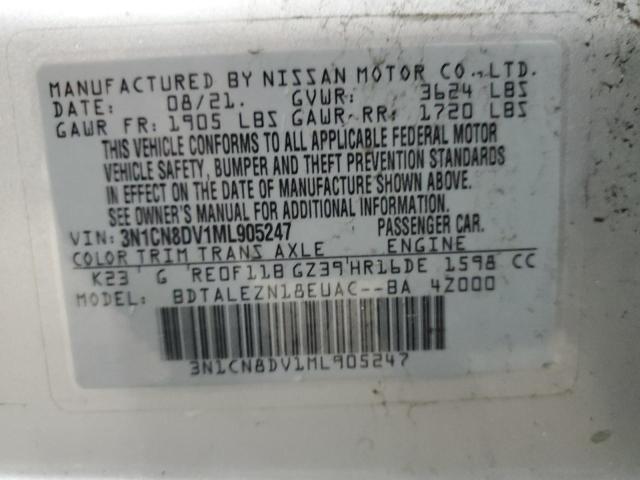 2021 NISSAN VERSA S - 3N1CN8DV1ML905247
