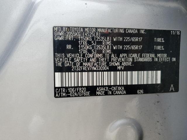 2017 TOYOTA RAV4 LE - 2T3ZFREV7HW330904