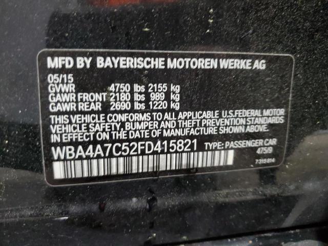 2015 BMW 428XI WBA4A7C52FD415821