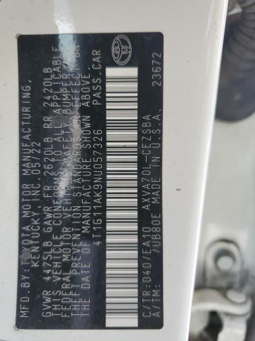 2022 TOYOTA CAMRY SE - 4T1G11AK9NU057326