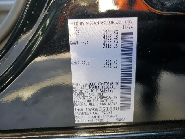 2025 NISSAN ALTIMA SV - 1N4BL4DV9SN351630