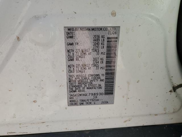 2016 NISSAN ROGUE S - 5N1AT2MTXGC798930