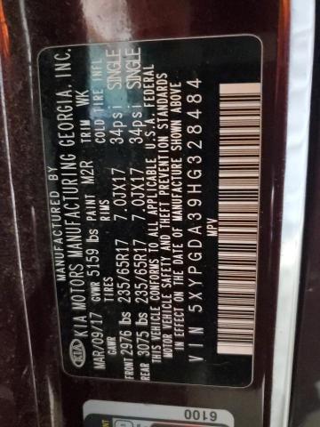 2017 KIA SORENTO LX - 5XYPGDA39HG328484