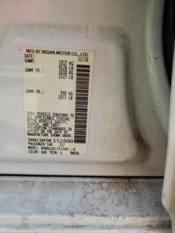 2017 NISSAN ALTIMA 2.5 - 1N4AL3AP2HC152600