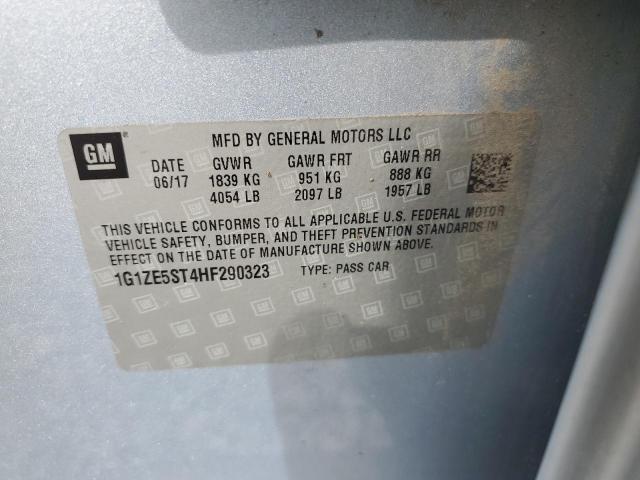 2017 CHEVROLET MALIBU LT 1G1ZE5ST4HF290323