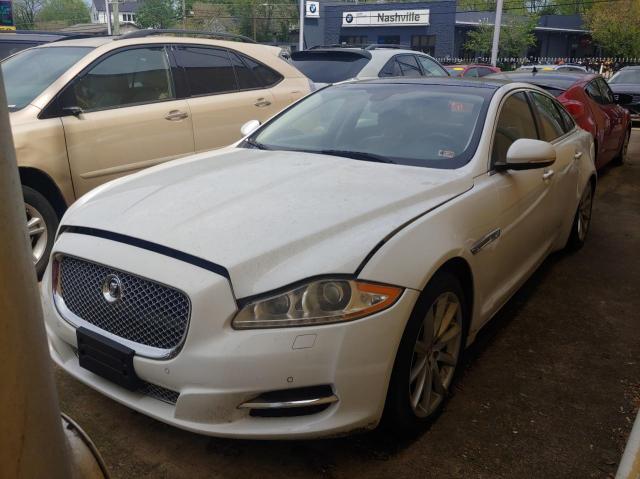 JAGUAR XJ 2013 white sedan 4d gas SAJWJ1CD7D8V49599 photo #3