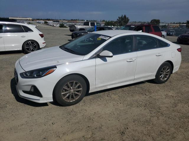 HYUNDAI SONATA SE 2018 white  gas 5NPE24AF3JH602714 photo #1