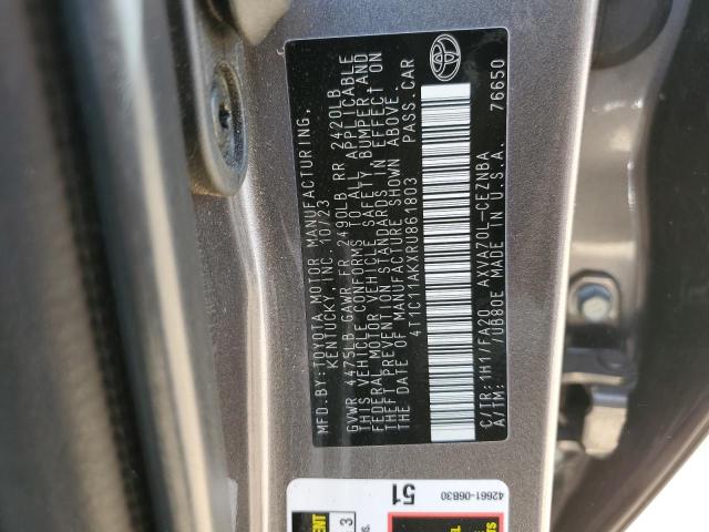 2024 TOYOTA CAMRY LE - 4T1C11AKXRU861803