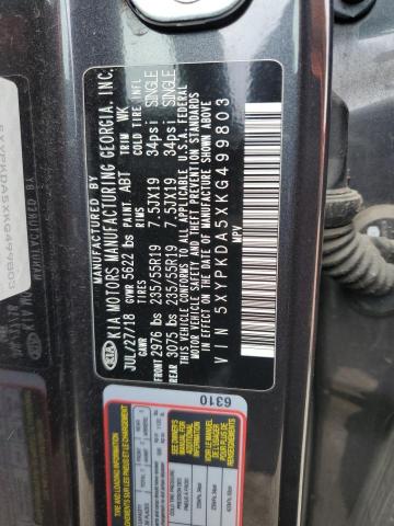 2019 KIA SORENTO SX - 5XYPKDA5XKG499803