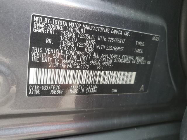 2023 TOYOTA RAV4 LE 2T3F1RFV4PC361270
