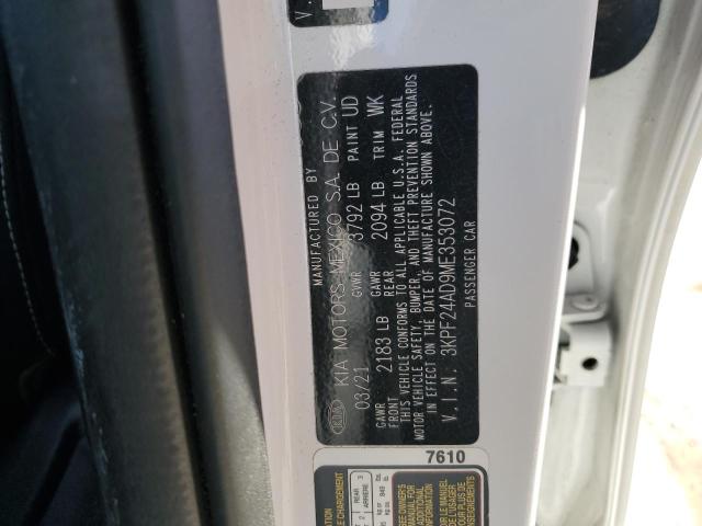 2021 KIA FORTE FE - 3KPF24AD9ME353072