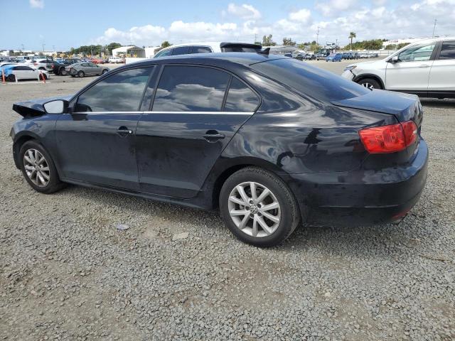 VOLKSWAGEN JETTA SE 2014 black  gas 3VWD17AJ1EM292886 photo #3