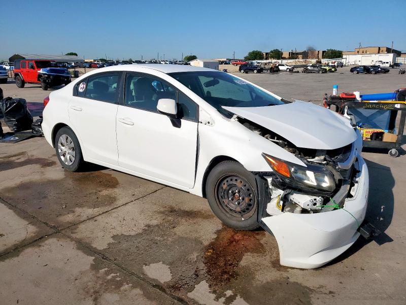 Vin: 2hgfb2f51ch303678, lot: 52765375, honda civic lx 20124