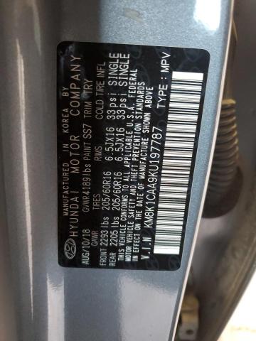 2019 HYUNDAI KONA SE - KM8K1CAA9KU197787
