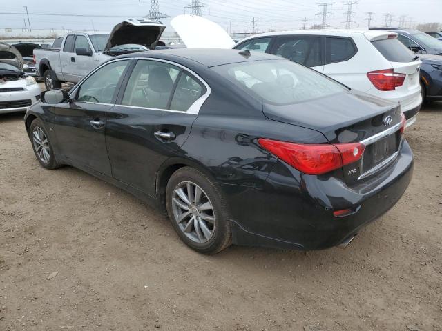 INFINITI Q50 BASE 2014 black sedan 4d gas JN1BV7AR3EM684304 photo #3