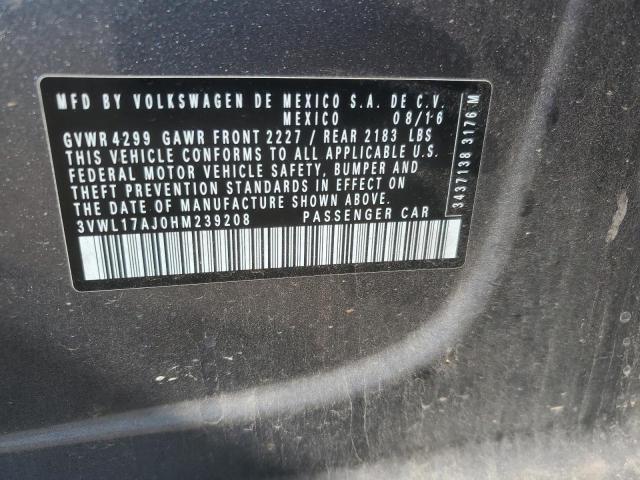2017 VOLKSWAGEN JETTA SEL - 3VWL17AJ0HM239208