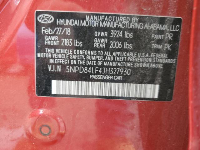 2018 HYUNDAI ELANTRA SE - 5NPD84LF4JH327930
