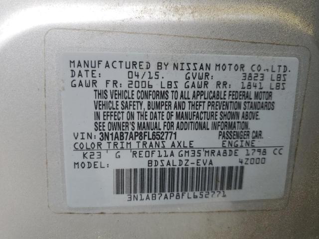 2015 NISSAN SENTRA S - 3N1AB7AP8FL652771
