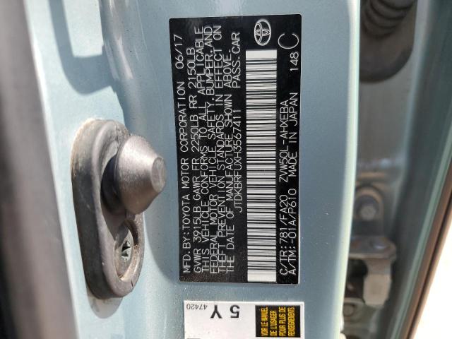 2017 TOYOTA PRIUS - JTDKBRFUXH3567411