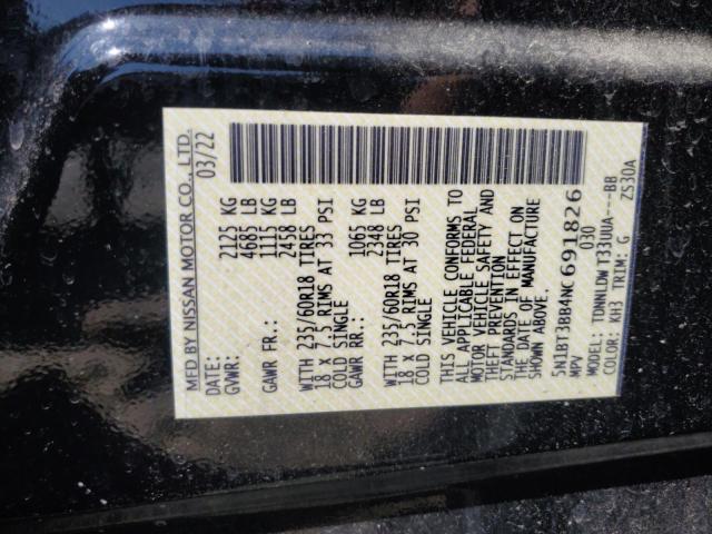 2022 NISSAN ROGUE SV - 5N1BT3BB4NC691826