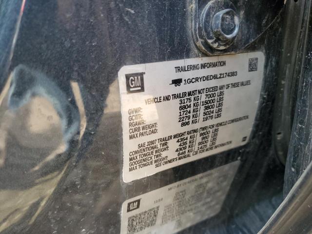 2020 CHEVROLET SILVERADO - 1GCRYDED6LZ174383