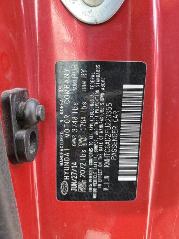 2015 HYUNDAI VELOSTER - KMHTC6AD2FU223355