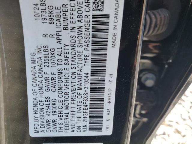 2025 HONDA CIVIC SPOR - 2HGFE4F8XSH310544