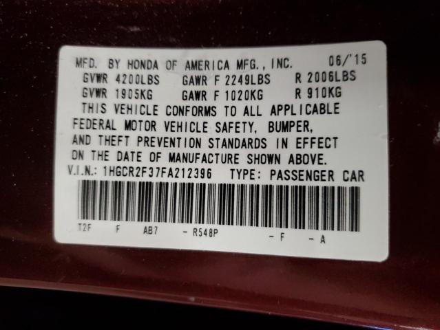 2015 HONDA ACCORD LX - 1HGCR2F37FA212396