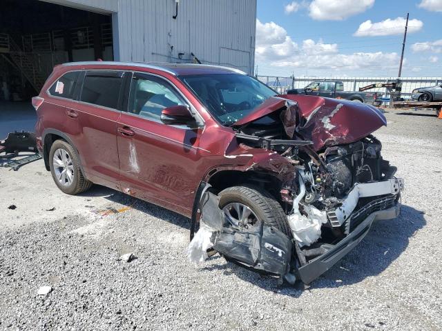 Vin: 5tdjkrfhxfs212670, lot: 54719645, toyota highlander xle 20154