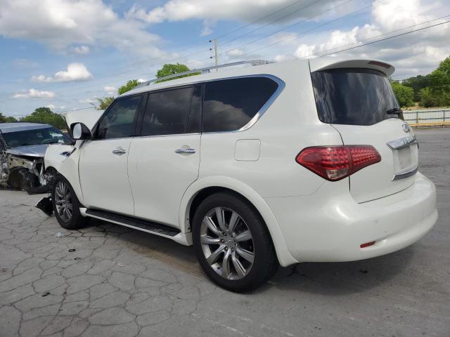 INFINITI QX56 2012 white  gas JN8AZ2NE8C9023704 photo #3