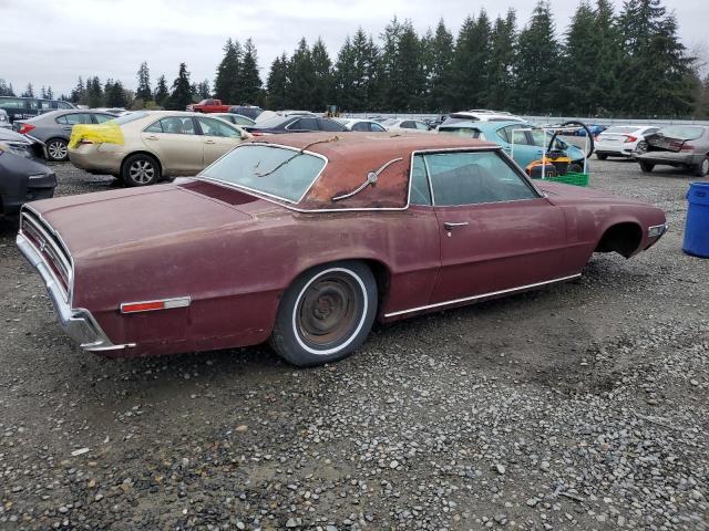 FORD THUNDERBIR 1968 burgundy   8Y84N110921 photo #4