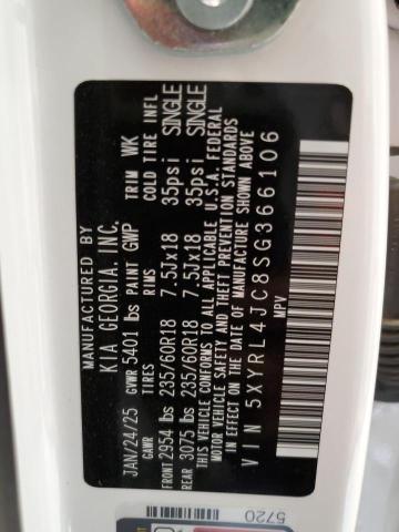 2025 KIA SORENTO S - 5XYRL4JC8SG366106