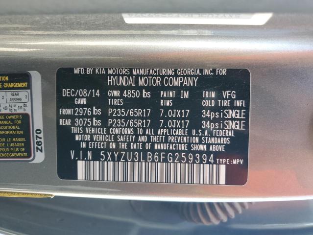 2015 HYUNDAI SANTA FE S - 5XYZU3LB6FG259394