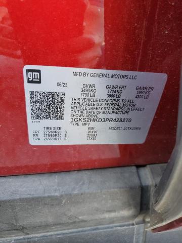 2023 GMC YUKON XL K - 1GKS2HKD3PR428270
