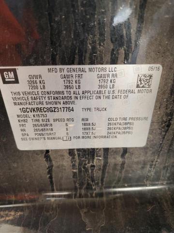 2016 CHEVROLET SILVERADO - 1GCVKREC8GZ317764