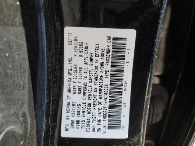 2017 HONDA ACCORD SPO - 1HGCR2F15HA180386