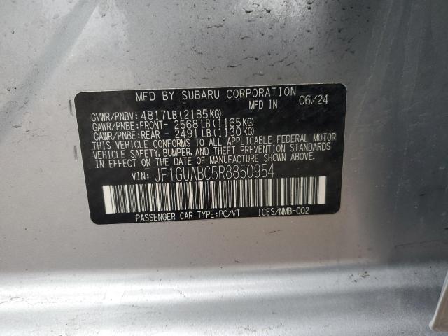 2024 SUBARU IMPREZA JF1GUABC5R8850954