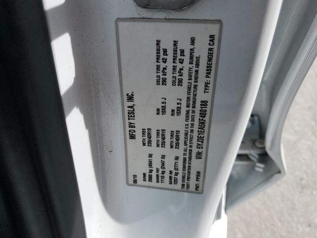 2019 TESLA MODEL 3 - 5YJ3E1EA5KF480188
